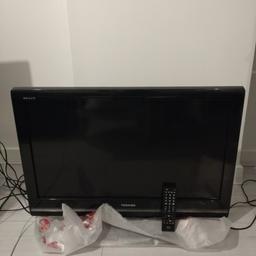 32 inch Toshiba REGZA LCD Colour TV (32RV635D)
CT-90326 Remote control (very good condition)
4x HDMI sockets
2x Scart sockets
RGB/PC in and out sockets (M/F)
Surround RCA video and Left/Right audio sockets
S-Video
Power, standby, volume, channel and menu buttons on the side of the TV.
Very good - mint condition. Only minor issue is there is an additional power button on the left side of the TV that isn't functioning. Manual included.
#valentine