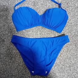 Blue Bikini
Size 8 / Very
strap is adjustable and can be removed