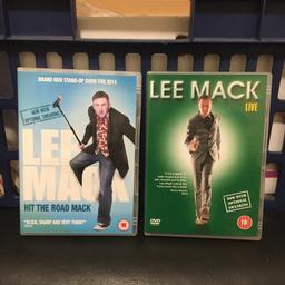 Comedy - Live - Hit the road Mack 2014 - Lee Mack Live 2007 - excellent condition

Collection or postage

PayPal - Bank Transfer - Shpock wallet

Any questions please ask. Thanks