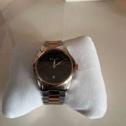 Gucci Watch38mm G-Timeless Watch Rose Gold/Silver YA126446

Was given as a present. Never worn however box has been opened.