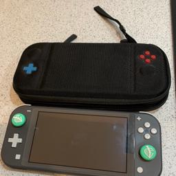 1x Nintendo Switch Lite (grey)
Great condition, one careful adult owner. Still have the same screen protector on that I installed when I got it. I have a spare screen protector I will also include!
Animal Crossing style thumb stick covers.
Carry case with storage for game cartridges.

I am selling Animal Crossing on another listing for £25. 

Will hand deliver to Huddersfield area.