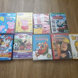 selection of kids dvds