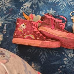 my dorter is selling these size 2 lelly Kelly pink unicorn and yellow vans 2,5 cash on collection tex or ring 07828759829