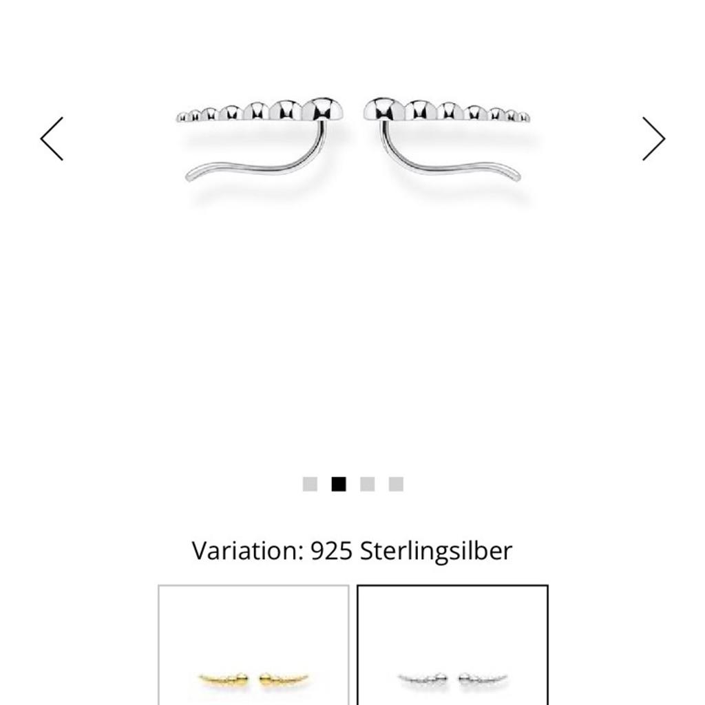 Ohrringe | Ohrstecker

• Marke Thomas Sabo
• Farbe Silber
• Neu & Originalverpackt
• Neupreis € 29,90