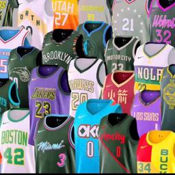 NBA Jerseys available. Delivered to you within 2 weeks of accepted order.