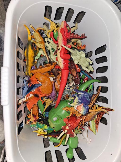 Buy & Sell West Midlands Walsall - Photos for basket full of assorted dinosaurs