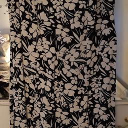 summer dress black and white size 10 £2.50