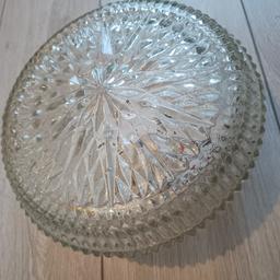 large round glass detailed ceiling light
