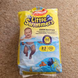 Little Swimmers Nappies
Size 2-3
Only one missing
From pet and smoke free home
Collection only

No Offers