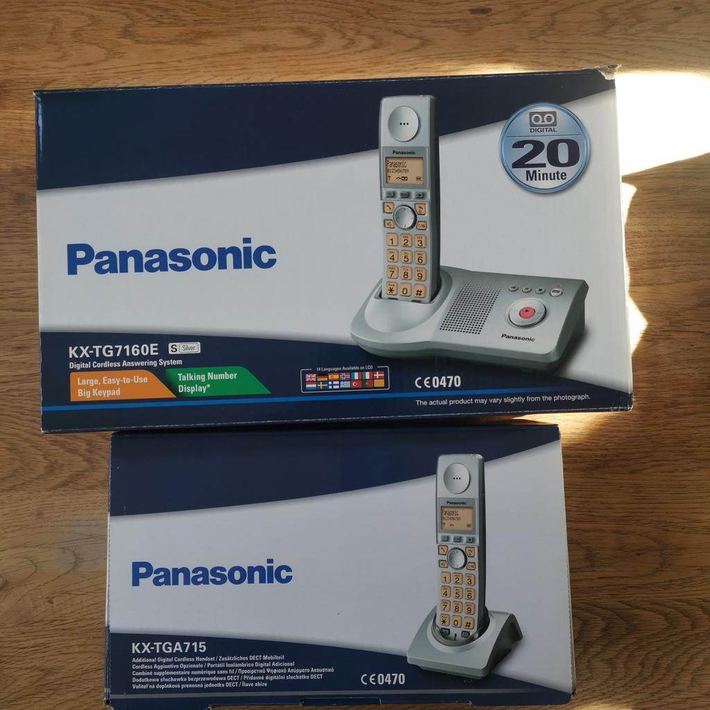Panasonic digital cordless answering system with additional handset for second room. Very good working condition. No longer have landline. Collection from RM6