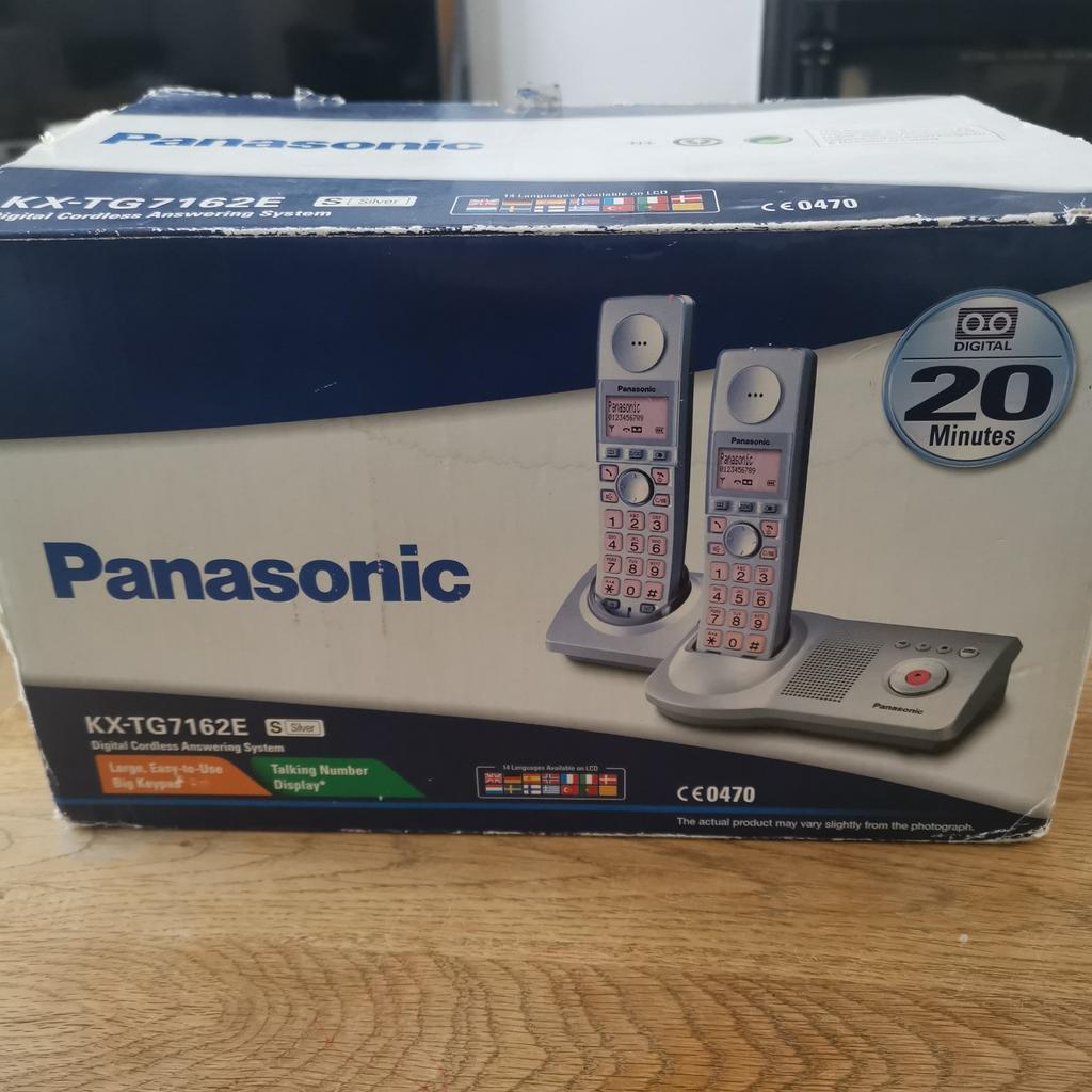 Panasonic digital cordless answering system with additional handset for second room. Very good working condition. No longer have landline. Collection from RM6