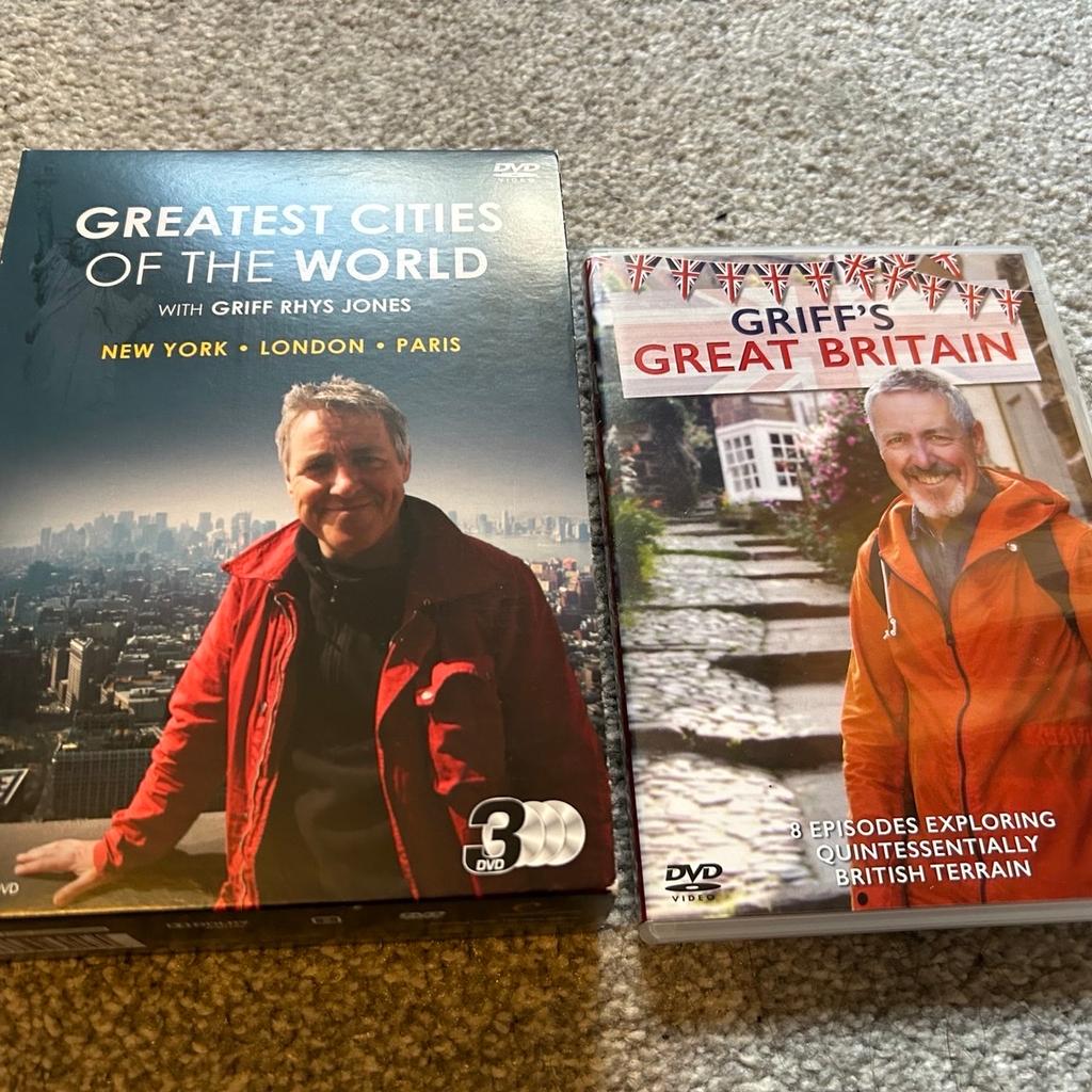 With Griff Rhys Jones
Greatest cities is a box set with New York, London and Paris DVDs and Griff’s Great Britain.
