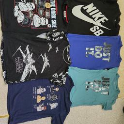 3 x NIKE tshirts and 3 x Star wars (one is long sleeve) like new some never used. collection from wv14 or will post see my other items for boys