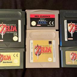 Gameboy Classic / Advance verschiedene Zelda zu unterschiedlichen Preisen !

Abholung oder versicherter Versand 7 Euro !

Privatverkauf aus meiner Sammlung - keine Rücknahme - Garantie oder Umtausch !!!