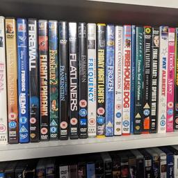 Hundreds of DVDs, [rioces for a siingle DVD is £1 upto £5 - £10 for boxed sets