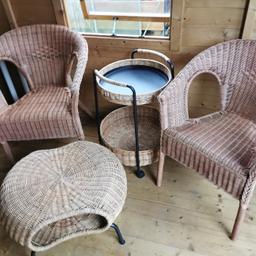 Rattan set from IKEA. I can sell separately. Pick up from Rochdale.