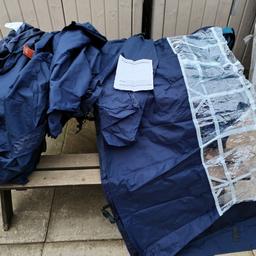 New waterproof 3 side panels and top for gazebo size 3 x 3 m. Le39la Leicester