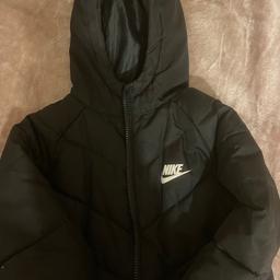 Boys black zip up Nike coat brought from JD.
Size 5.
Good & clean condition! Slight rip at top by the zip.. see photo. Can be sewn up and wouldn’t be noticeable at all. Good quality! Collection Sutton Coldfield b75 or can deliver locally :) check out what else I’m selling on my page :)