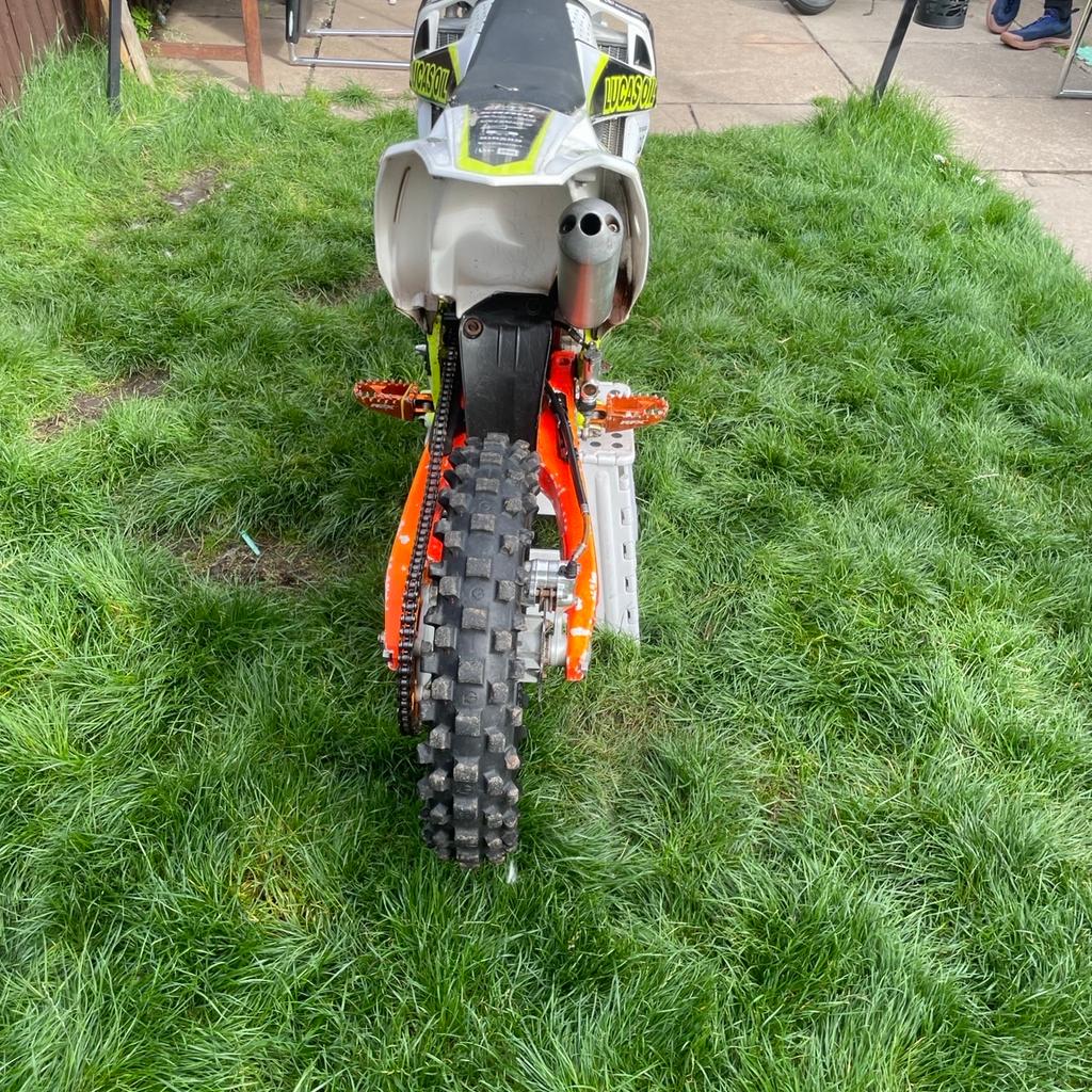 This bike is in immaculate condition, starts first time every time, also it is race tuned, recently been serviced.&

Reason for getting rid of it is my sons grown out of it and has recently got an 85cc
