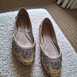 ALDO brand. beautiful ballet flats. cushioned. sequin detail. in great condition. can post.