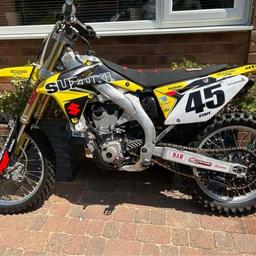 Rmz450 , titanium exhaust, starts easy. 8hrs since top end service. 
ready to race or practice on . msg for any info