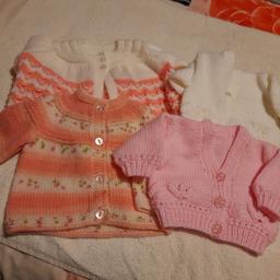 lovely hand knitted cardigans, never worn