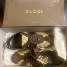 Gucci webbed sneakers bought in 2013 worn a few times minimal wear and tear very good condition