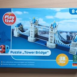 3D Puzzle "Tower Bridge"
einfaches Stecksystem
aufgebaut ca. 42 cm lang