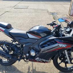 FOR SALE

KEEWAY RKR 125cc E4

First Registered 09/2020 one owner
Mileage only 2 Miles
Colour Black
MOT till 12/2024
Taxed till 12/2024
MOT first time pass
Extras
Dealer fitted Alarm System with remote fob
Dealer fitted heated hand grips 
Oxford padlock and chain
Oxford brake disc lock
Reason for Sale 

Owner has been unable to ride bike since purchased and has been garaged, but maintained for past 3 years. It has never been ridden on the road, hence mileage of ONLY 2 MILES.
EXCELLENT CONDITION ALL ROUND, basically a brand new machine
PRICE.  £2695 ovno.