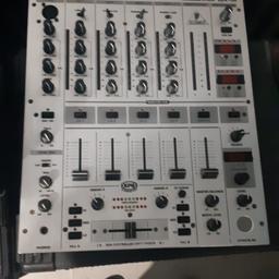 Dj mixer 4 channels can sell separately or with speakers pick up by the women’s hospital no4 switch not there but still works