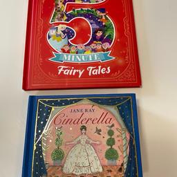Children’s books
Cinderella (three -dimensional book)
5 minutes Fairy Tales
Very good condition 
Collection or delivery (+fee) available