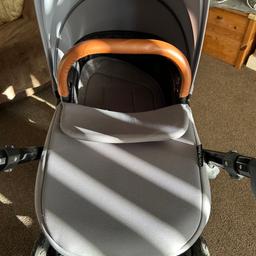 Ickle bubba travel system car seat, carry cot and adaptors plus raincover.
Only used a few times -Great pram system.
Open to offers as taking up space 😀