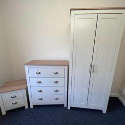 🌟⭐️SAME DAY *FREE* DELIVERY 🚚 WHEN YOU ORDER BEFORE 1PM⭐️🌟

LANCASTER 3 PIECE BEDROOM SET - CREAM

£350.00 - FULLY ASSEMBLED 

To place your order give us a call 📞 on 01709 208200

LANCASTER 3 Piece Bedroom Set:
A stylish shaker-inspired furnishing trio that’s perfect for kitting out a bedroom in first-class style. The sleek lines, soft grey or cream foiled finish with oak tops and brushed steel handles create a sophisticated impression. The wardrobe, four-drawer chest and neat lamp table provide effective storage with a good mix of hanging, drawer and shelf space. Ideal for a room where understated elegance is the goal.
Material: Particle Board

B&W BEDS 

Unit 1-2 Parkgate Court 
The gateway industrial estate
Parkgate 
Rotherham
S62 6JL 
01709 208200
Website - bwbeds.co.uk 
Facebook - B&W BEDS parkgate Rotherham 

Free delivery to anywhere in South Yorkshire on orders over £100

Same day delivery available on stock items when ordered before 1pm (excludes Sunday)