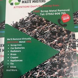 Free scrap metal collections in Birmingham
We do all the lifting and loading
We collect 7 days a week
Domestic / Commercial
We collect

*Scrap Iron
*Appliances
*Radiators
*Brass
*Copper
*Tin
*Car Batteries
*Bikes

We remove virtually anything metal.

Contact us today ☎️ 07552 906 755
