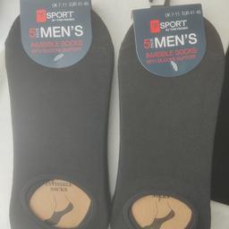 Pair of 10 invisible socks 7-11
cheapest you'd find anywhere online. 
free to collect or delivery charge. 