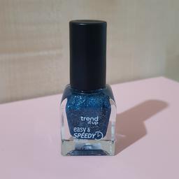 Neu & unbenutzt
Trend It Up easy & Speedy Nagellack
Farbe: 340 - Blau mit Glitzer
Vegan

Originalgröße: 6 ml