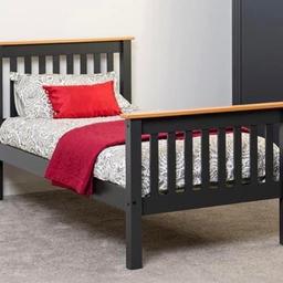 MONACO SINGLE GREY/OAK EFFECT WOODEN BED FRAME  (FRAME ONLY NO MATTRESSES) - £170.00

3 FOOT WIDE X 6 FOOT 3 INCHES LONG

MATTRESSES SOLD SEPARATE.

B&W BEDS 

Unit 1-2 Parkgate Court 
The gateway industrial estate
Parkgate 
Rotherham
S62 6JL 
01709 208200
Website - bwbeds.co.uk 
Facebook - B&W BEDS parkgate Rotherham 

Free delivery to anywhere in South Yorkshire Chesterfield and Worksop on orders over £100

Same day delivery available on stock items when ordered before 1pm (excludes sundays)

Shop opening hours - Monday - Friday 10-6PM  Saturday 10-5PM Sunday 11-3pm