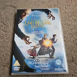 lemony snicket a series of unfortunate events dvd starring Jim Carrey 
dvds in good condition used
any discs that are 15p each are also mix and match at 10 for £1
please look at my other items for sale as have a wide variety of dvds and games for sale
sorry but I do not accept PayPal or shpock wallet as payment and unfortunately I do not post due to working hours
collection only