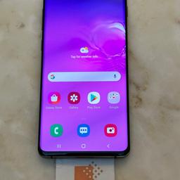 Samsung Galaxy S10 Plus 512Gb in Ceramic Black.  Open to all networks and in excellent condition. It comes  boxed with a charging lead plus free case of your choice.  6 months warranty.  £225. Collection only  from the shop in Ashton-in-Makerfield.  Thanks.
