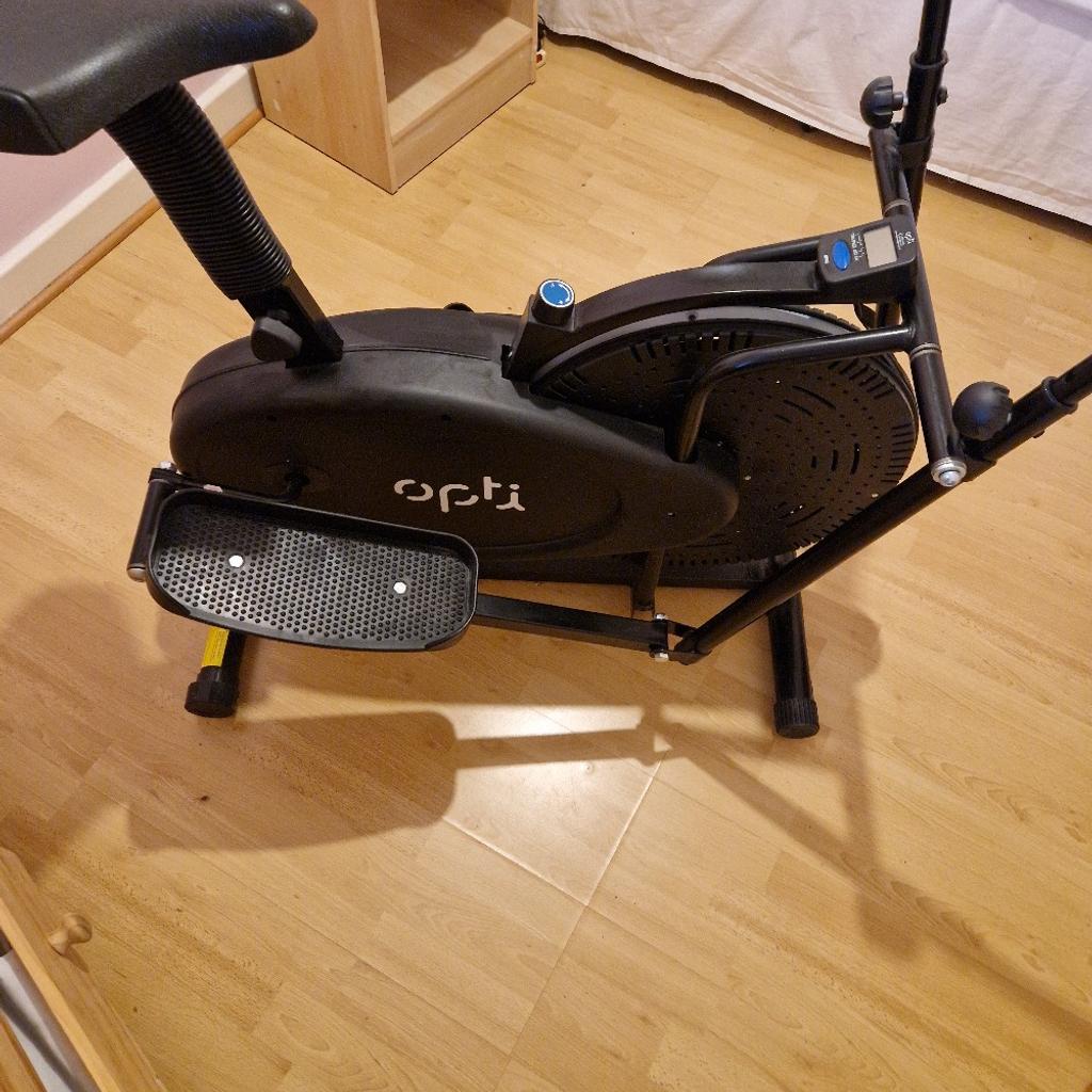 2 in 1 Cross trainer and exercise bike,this has literally only been used for about 10 mins so in perfect condition