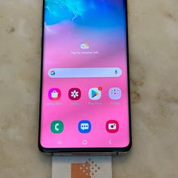 Samsung Galaxy S10 Plus 128Gb in Prism Silver.  Open to all networks and in excellent condition. It comes  boxed with a charging lead plus free case of your choice.  6 months warranty.  £175. Collection only  from the shop in Ashton-in-Makerfield.  Thanks.