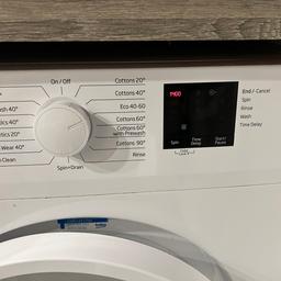 the washing machine is fully functional. 7 kg capacity 1400 rpm.