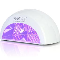 Quick & efficient curing: Nailstar LED nail lamp. The LED technology cures the polish up to 3x quicker than UV lamps.
LED Nail Lamp is the ideal companion for high-end nail gels like CNC, Shellac, Gelish, and Bluesky, ensuring a flawless,
glossy & long-lasting finish.