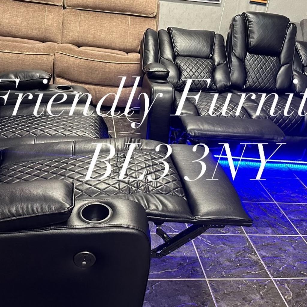 Just arrived Friendly Furniture

Quality 2024 model electric recliner 3 seater + 2 seater sofa’s 👑

Must see in our shop and try ❤️

Available in our shop now 👍🏻

Features:

• Electric recliner seat on each end.
• USB charging point in each end.
• Built in reading lights.
•Removable back rests.
•Cupholder on each ends.
•LED lights on each sofa

Price: £1299

Immediate delivery available on this set 🚚🇬🇧

Free delivery in Bolton area BL33NY

Nationwide delivery available all over UK 🇬🇧

Our shop address:

FRIENDLY FURNITURE
ADELAIDE STREET
BOLTON
BL3 3NY

We are open 7 days a week.

For more information or needing help finding our shop please message or call 📞 on ￼⁨07543 783313⁩

See you soon ☺️

Other sofas are available in leather , fabric, suede, plush.

#showroom #sofashop #bolton #uk #wales #scotland #luxuryliving #fashion #deliveryservice #ledlamp #cupholder #USB #charging

Like and follow our facbook page please 🙏 Thank you ☺️