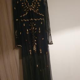 a black boohoo dress size 8 worn but very good condition