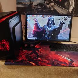 Gaming PC Intel Core TM. I5-4440S CPU 3.2GHz 8.00 GB Ram 500GB HDD Windows 10 Professional

Dell Monitor 24inch
Fast Gaming PC Intel Core TM. I5-4440S CPU 2.80GHz 4th Generation
8.00 GB Ram
Western Digital 500GB HDD Sata
Windows 10 Professional
Nvidia Geforce GT610 2GB DDR3 HDMI VGA DVI

New Rapoo Wireless Black Keyboard
New Rapoo Wireless Black Mouse
New Black & Red Speakers
New Star Wars Darth Vader Mouse Mat
New Led Case Red & Black F3
New WIFI Adapter

Software:

MovAvi Video Editor Plus

Adobe Photoshop CS6 -

Microsoft Office Professional 2016

The following Games are included

Call of Dury World At War

Sonic Mania

GTA5

Wolfenstein New Order

Halo 2020 Reach MMC

Light matter

Hitman Absolution

TombRaider

Euro Truck Simulator 2

Hello Nieighbour

Dishonoured

Cuphead

No Delivery Available
Cash on Collection
English Bank Notes only
Fake notes will be reported to the Police.

Please arrange your own transportation at your own cost we don't provide discount for taxi service.