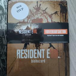 verkaufe hier 3 resident Evil steelbook's mit Spiel . resident Evil 7 ist das steelbook noch sealed und das Spiel seperat für Playstation 4 . resident Evil 5 ist für PC.möchte meine Sammlung verkleinern. Kein Versand .mfg