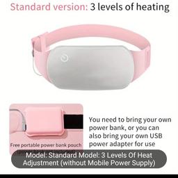 Portable USB Heating Pad, Wireless Heating Pad For Menstrual, Muscle Relaxation, Perfect Holiday Gift For Women