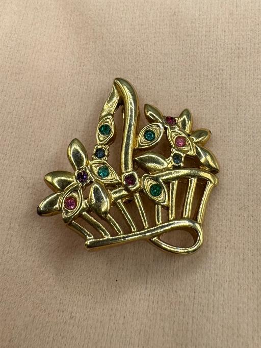 Buy & Sell West Midlands Birmingham - Photos for Vintage AVON Flower Basket Brooch