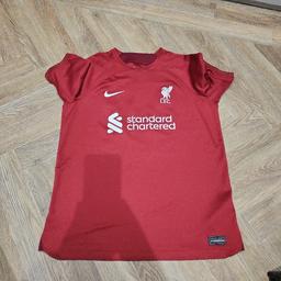 liverpool home kit size XL top and shorts with Luis Diaz name on top and number on shorts